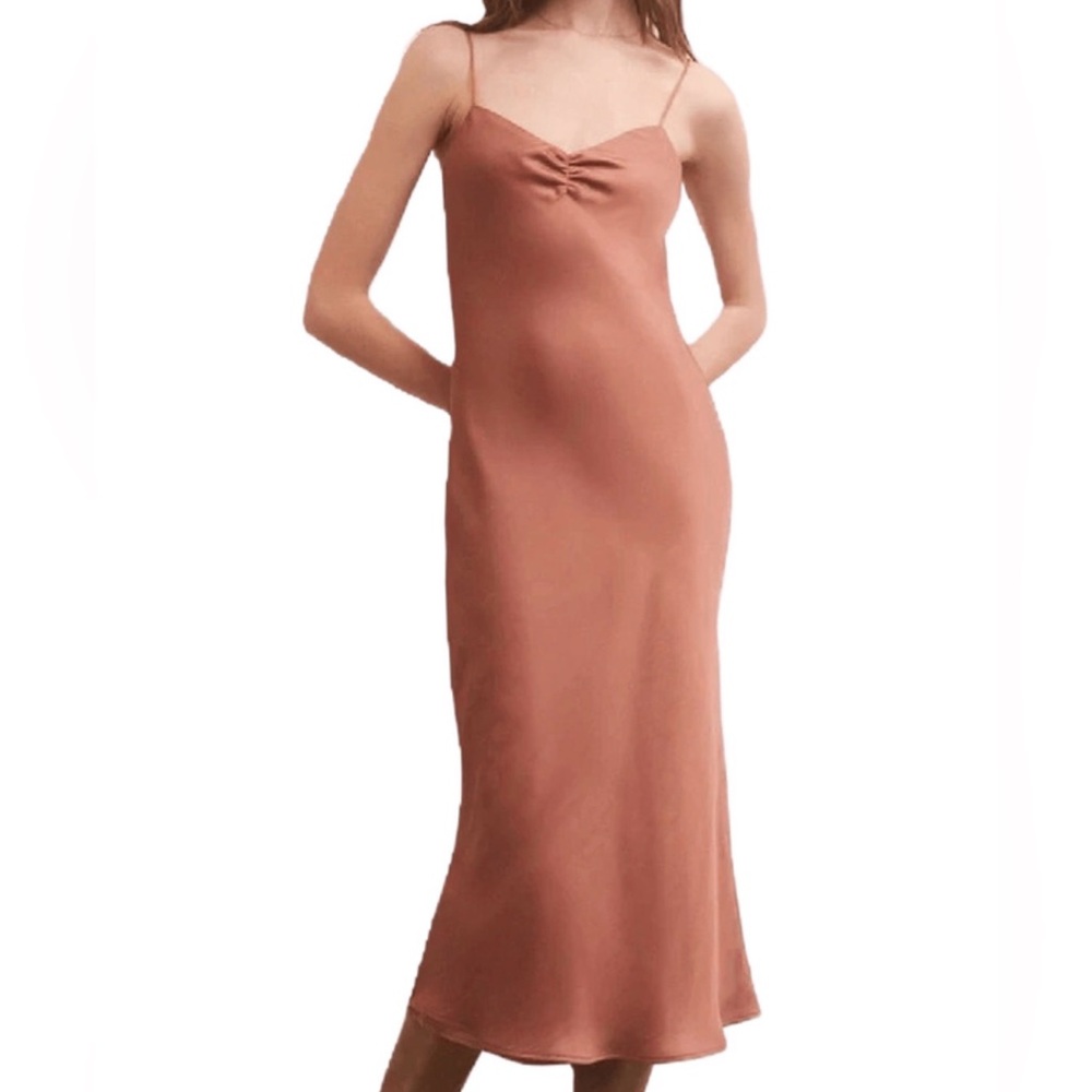 Z Supply Rust Slip Dress